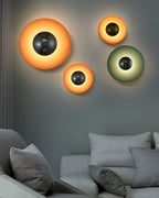 Wall Lamp Eclipse Inspired Halo Glow Modern Minimalist Art Accent