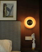 Wall Lamp Eclipse Inspired Halo Glow Modern Minimalist Art Accent