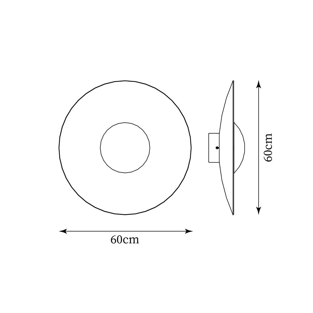 Wall Lamp Eclipse Inspired Halo Glow Modern Minimalist Art Accent