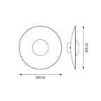 Wall Lamp Eclipse Inspired Halo Glow Modern Minimalist Art Accent