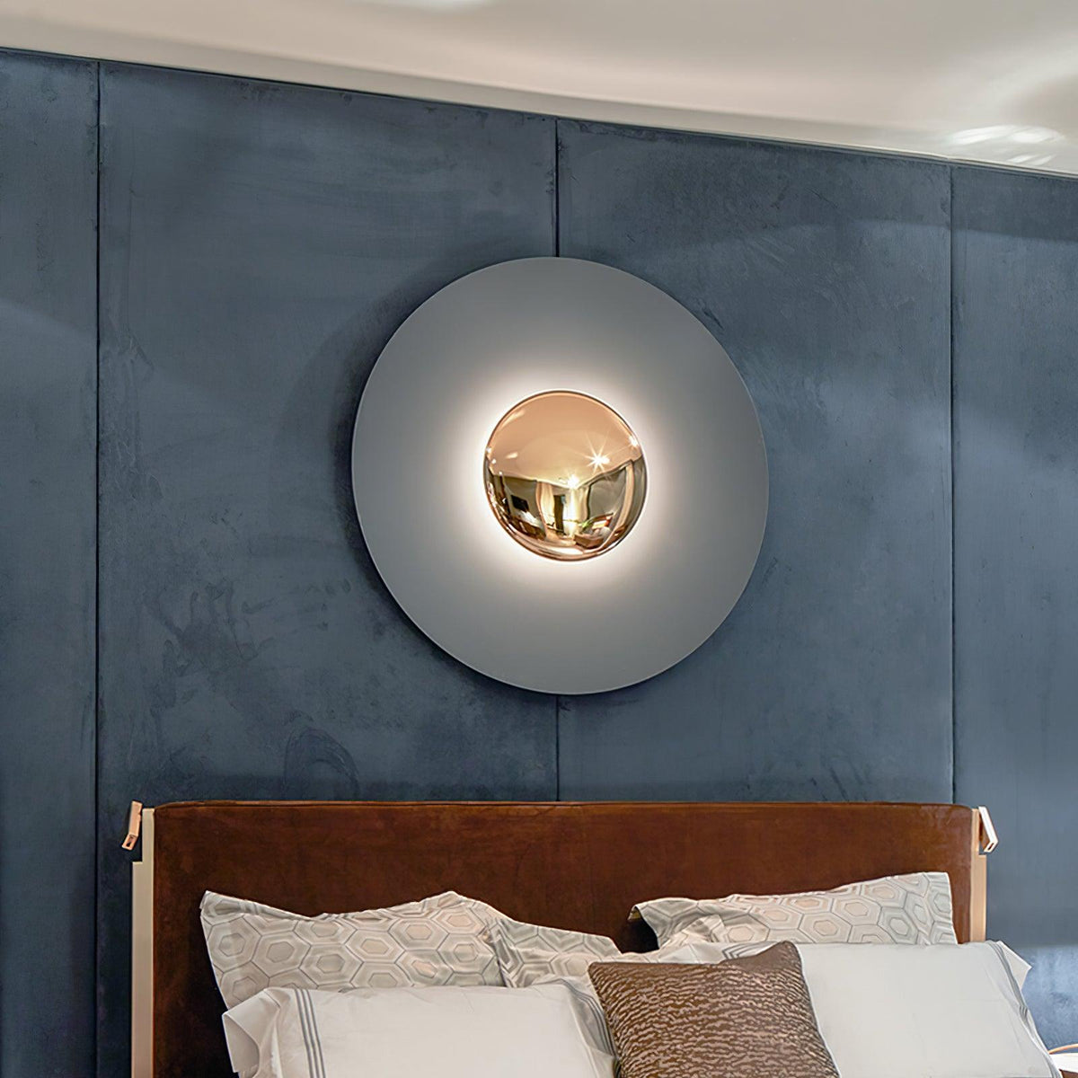 Wall Lamp Eclipse Inspired Halo Glow Modern Minimalist Art Accent