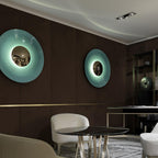 Wall Lamp Eclipse Inspired Halo Glow Modern Minimalist Art Accent