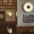 Wall Lamp Eclipse Inspired Halo Glow Modern Minimalist Art Accent