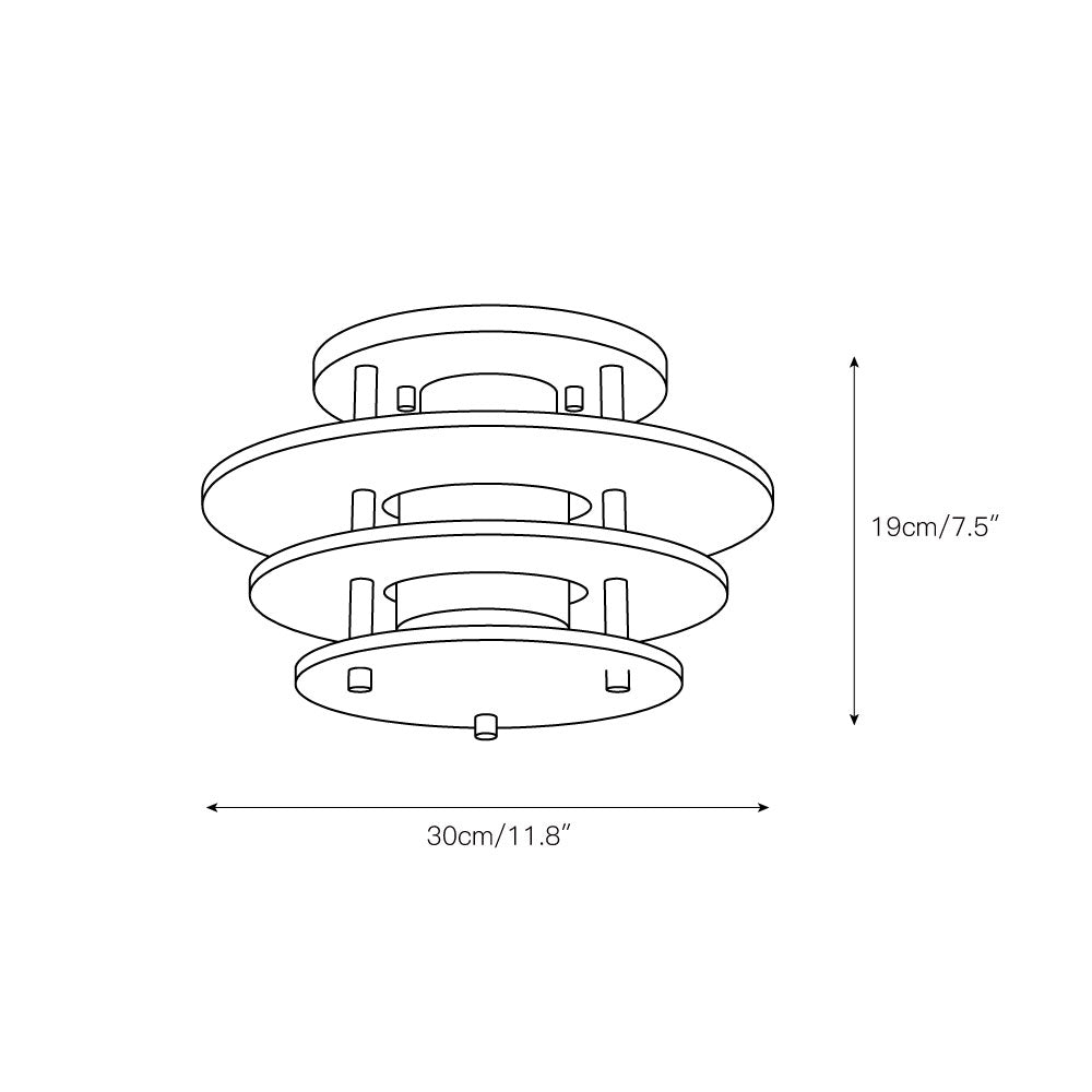 Zovena Modern Minimalist Steel Alabaster Ceiling Lamp