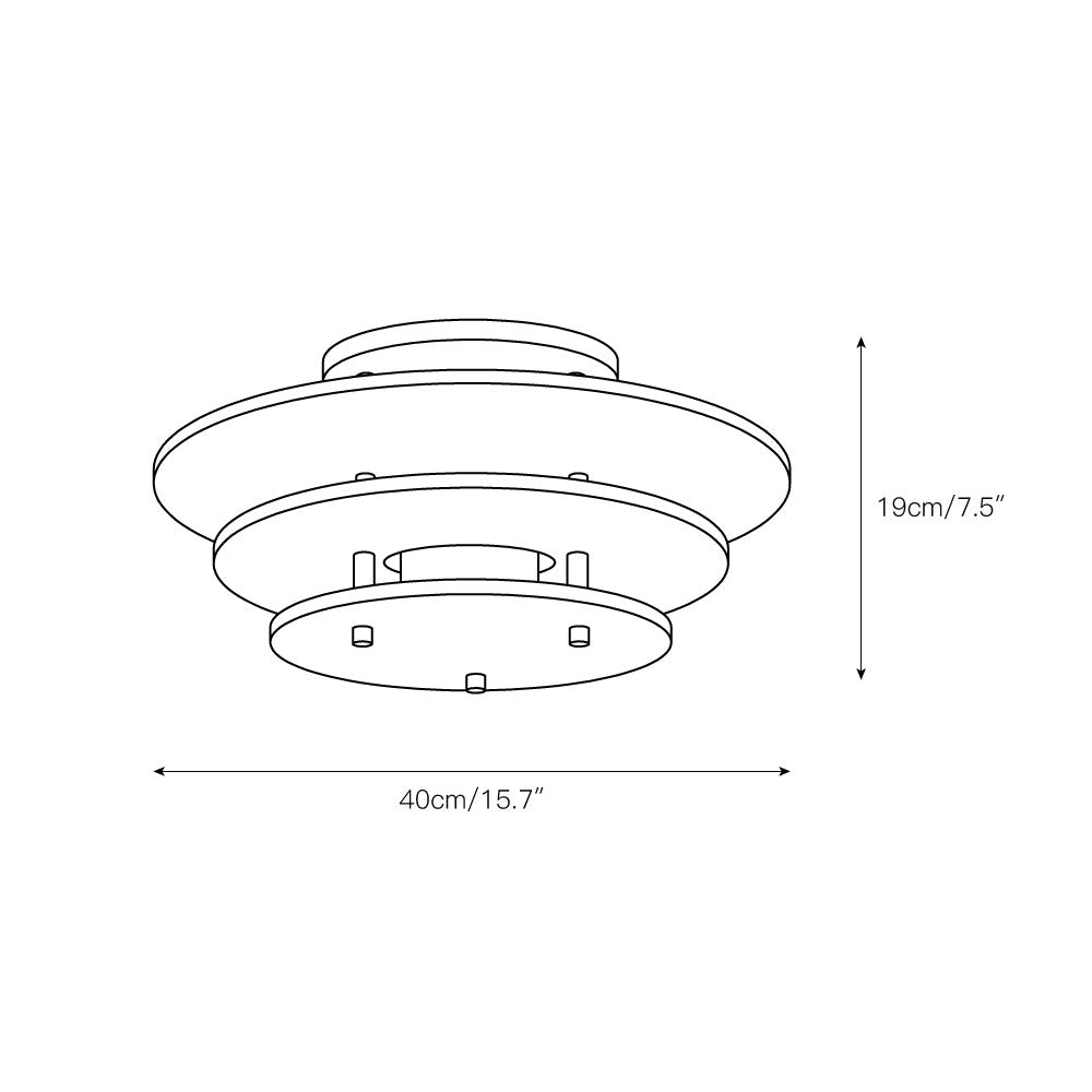 Zovena Modern Minimalist Steel Alabaster Ceiling Lamp