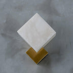 Arden Minimalist Alabaster Wall Light