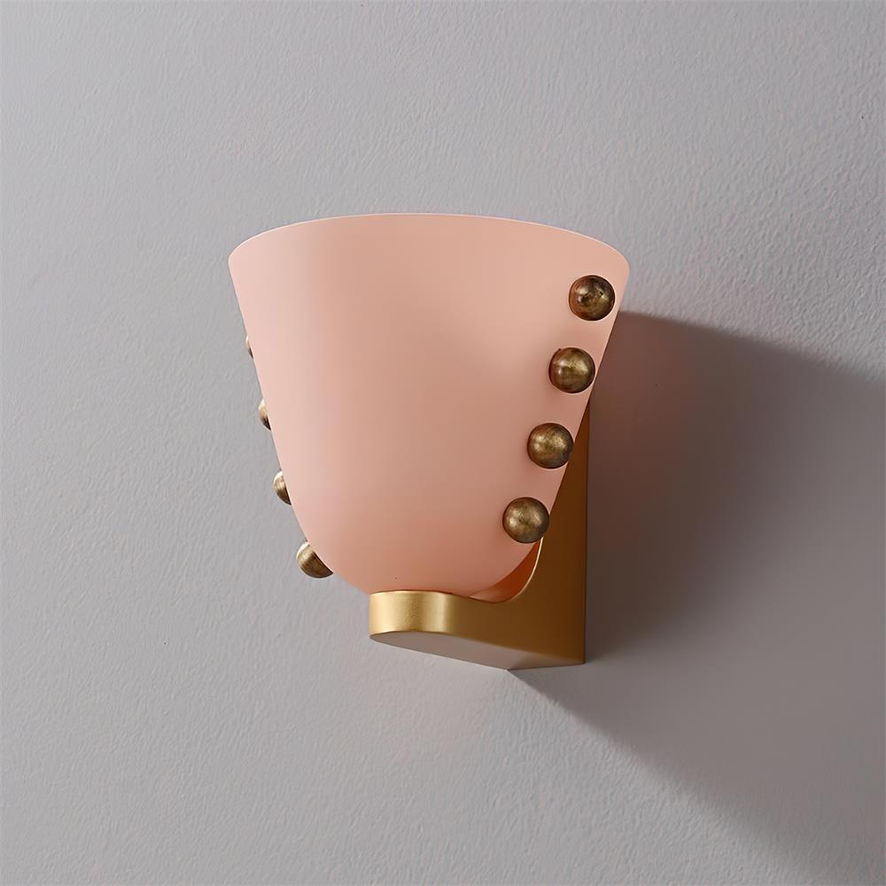 Gemma Wall Lamp with Studded Gemstone-Inspired