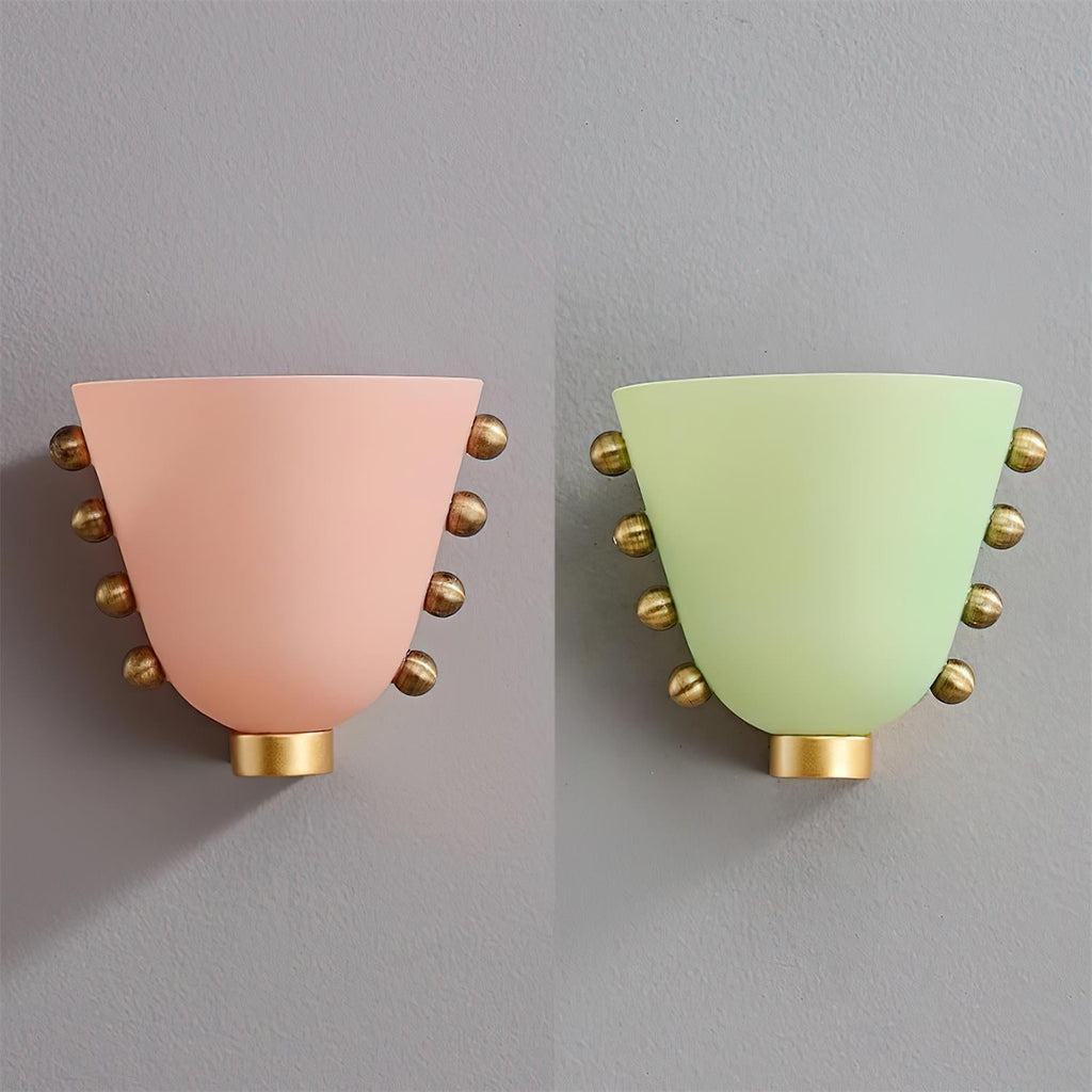 Gemma Wall Lamp with Studded Gemstone-Inspired
