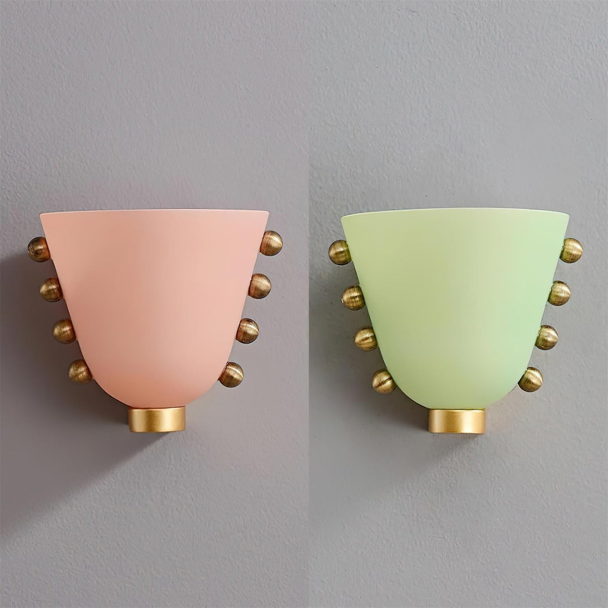 Gemma Wall Lamp with Studded Gemstone-Inspired