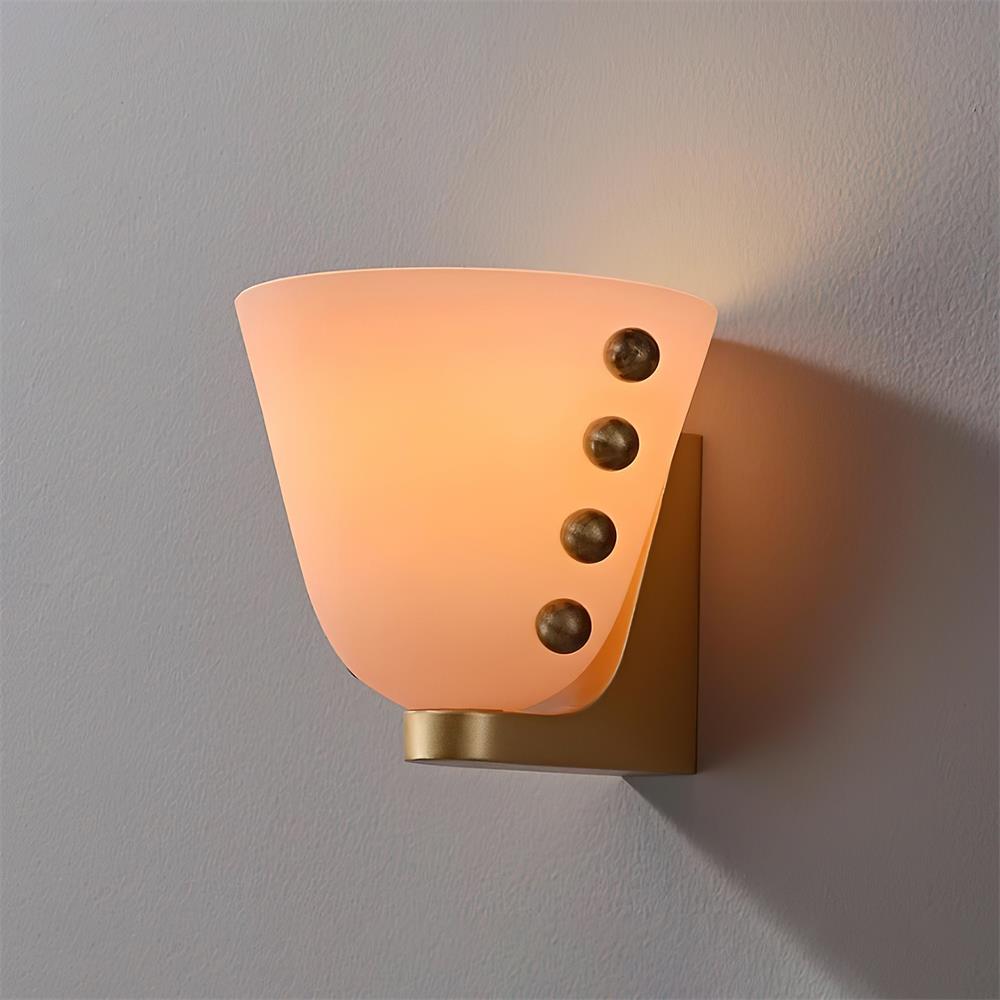 Gemma Wall Lamp with Studded Gemstone-Inspired