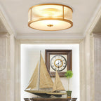 Avvynila Modern Minimalist Brass Glass CeIling Lamp
