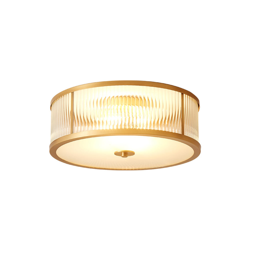 Avvynila Modern Minimalist Brass Glass CeIling Lamp