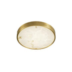 Uzoror Modern Minimalist Recessed Alabaster Ceiling Light