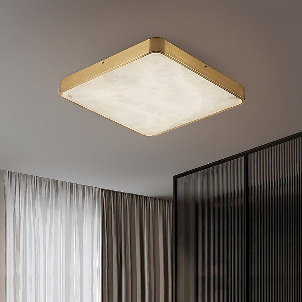Uzoror Modern Minimalist Recessed Alabaster Ceiling Light