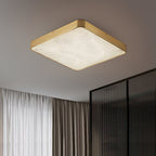 Uzoror Modern Minimalist Recessed Alabaster Ceiling Light