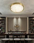 Uzoror Modern Minimalist Recessed Alabaster Ceiling Light