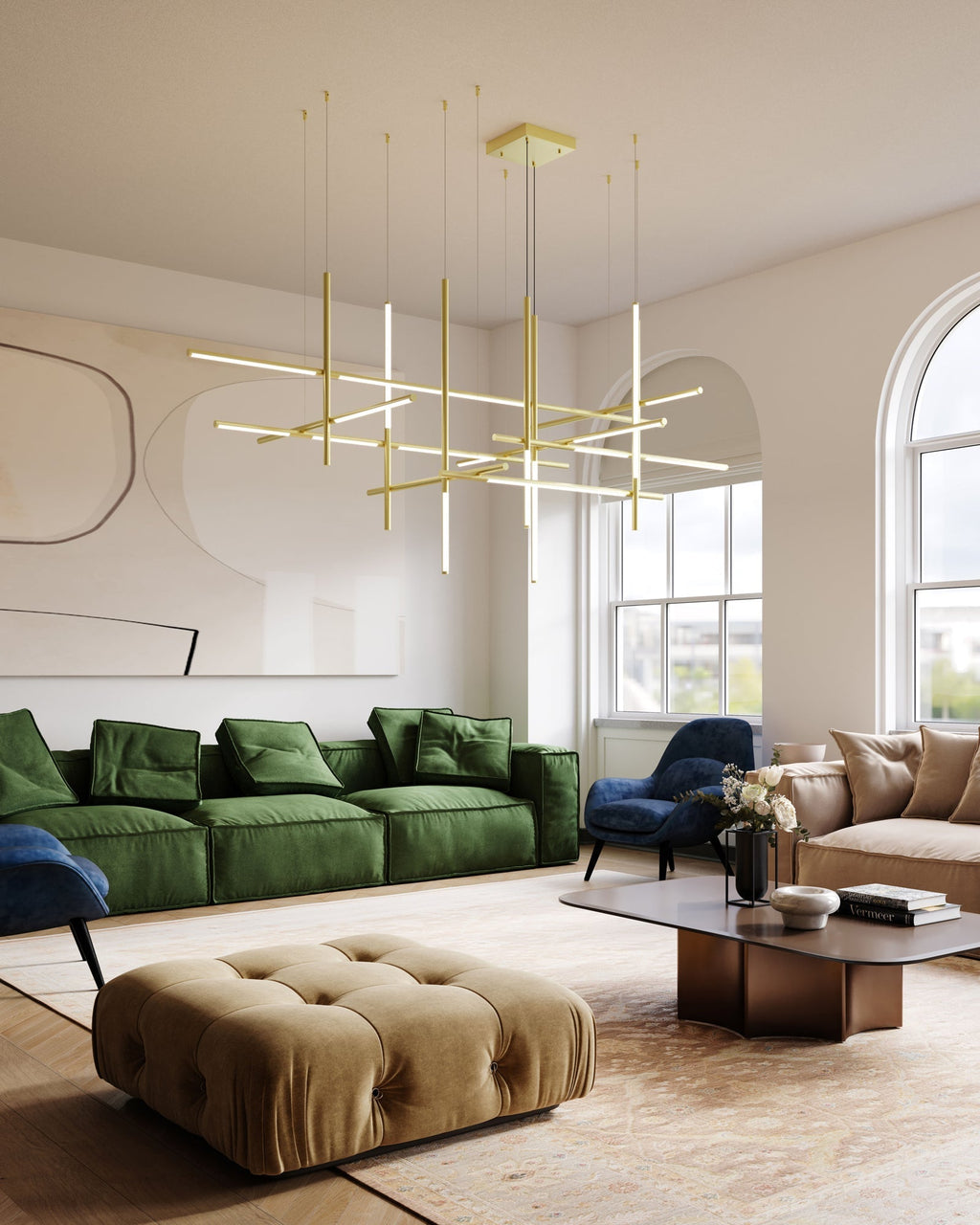 Geometric Minimalist Acrylic Pendant Light