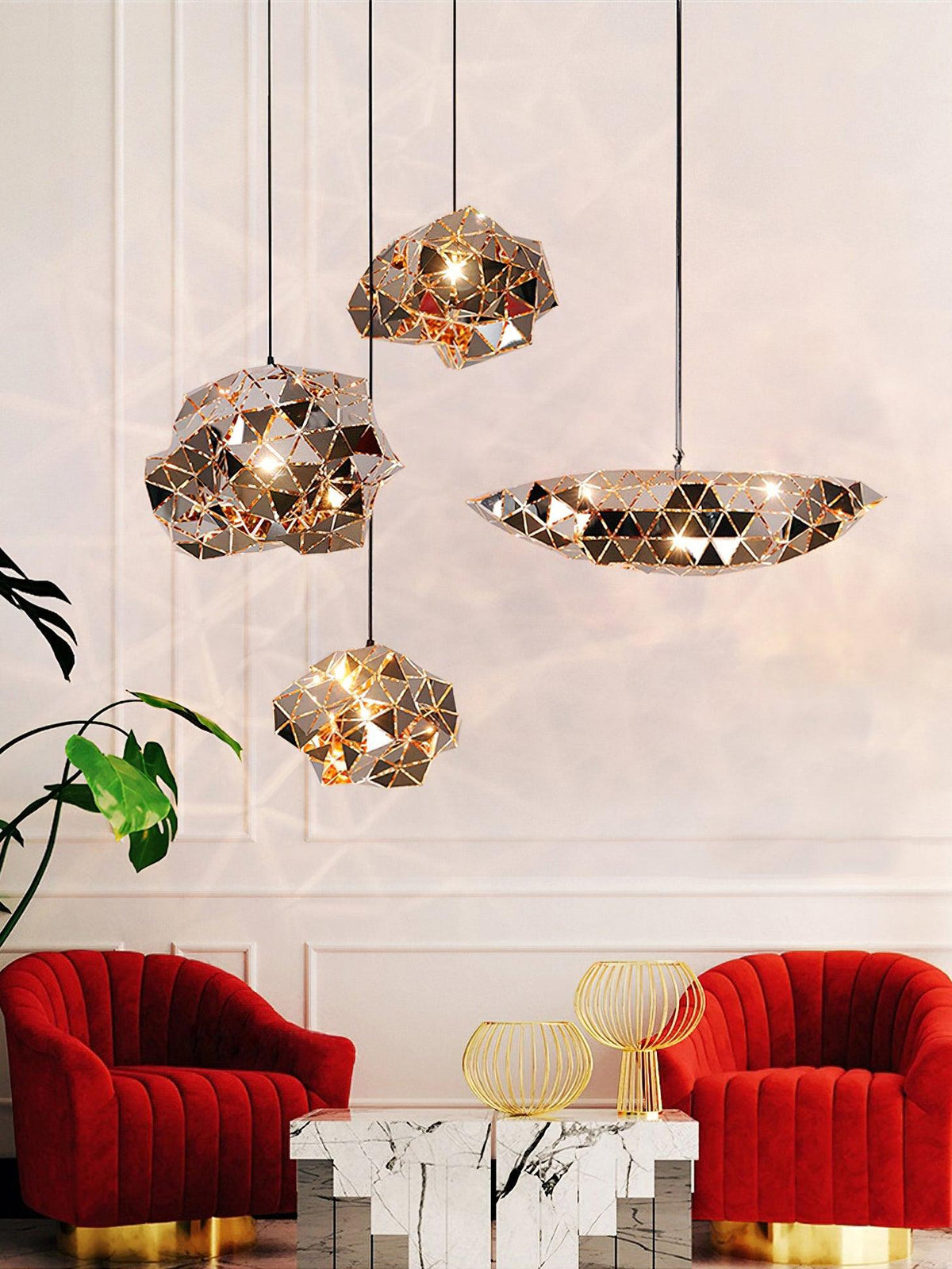 Nyraeila Premium Nordic Art Panel Pendant Lamp