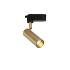 Gilded Track Light Gilded Cylindrical for Living Room