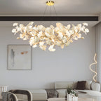 Olivia Luxury Chandelier Ceramics Living Room U Arc Shape - Letslighting