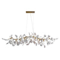 Olivia Ceramic Gingko  Linear Chandelier