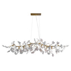 Olivia Ceramic Gingko  Linear Chandelier