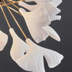 Olivia Ceramic Gingko Chandelier Firefly Art Design