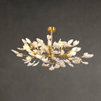 Olivia Ceramic Gingko Chandelier Firefly Art Design