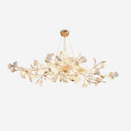 Gingko Chandelier Long Version Porcelain Nature Inspired