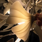 Gingko Chandelier Long Version Porcelain Nature Inspired