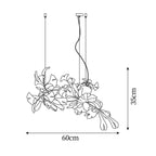 Gingko Chandelier A Style Leaf Branch Shape Modern Dining Room