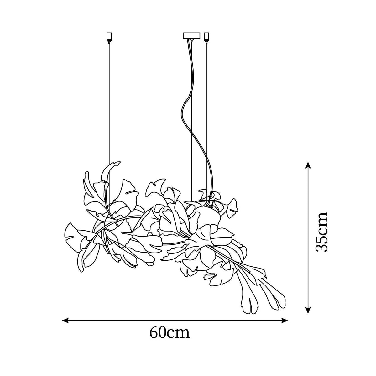 Gingko Chandelier A Style Leaf Branch Shape Modern Dining Room