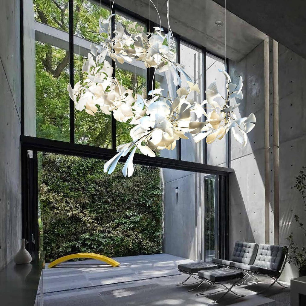 Gingko Chandelier A Style Leaf Branch Shape Modern Dining Room