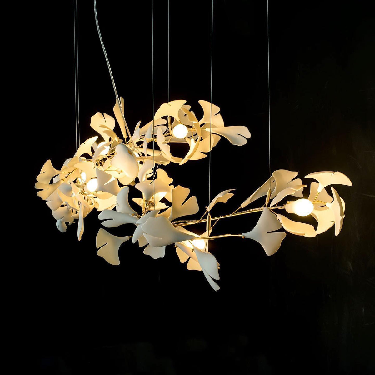 Gingko Chandelier A Style Leaf Branch Shape Modern Dining Room