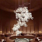 Gingko Chandelier F Style Nature-Inspired Elegance
