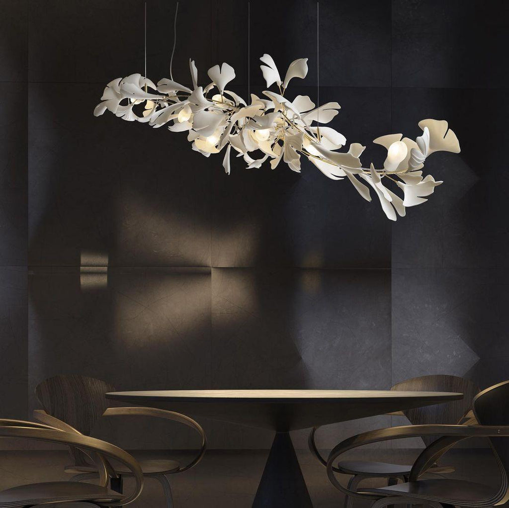 Gingko Chandelier G Style Leaf Branch Shape Modern