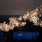 Gingko Chandelier G Style Leaf Branch Shape Modern