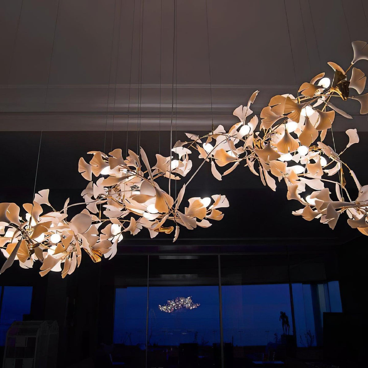Gingko Chandelier G Style Leaf Branch Shape Modern