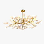 Olivia Ceramic Gingko Chandelier Firefly Art Design
