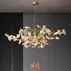 Gingko Chandelier S Style Nature-Inspired Elegance