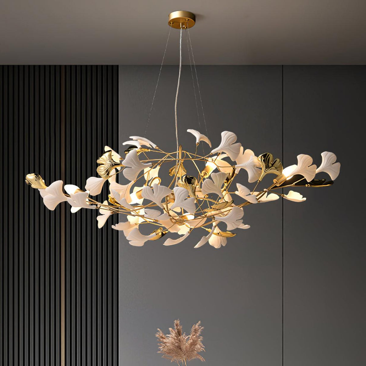 Gingko Chandelier S Style Nature-Inspired Elegance