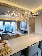 Gingko Chandelier S Style Nature-Inspired Elegance
