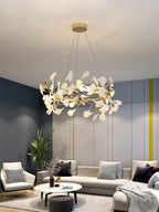 Olivia Ceramic Gingko  Chandelier 4 Styles