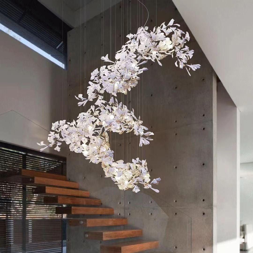Alvenan Gingko  Ceramic Combination Chandelier