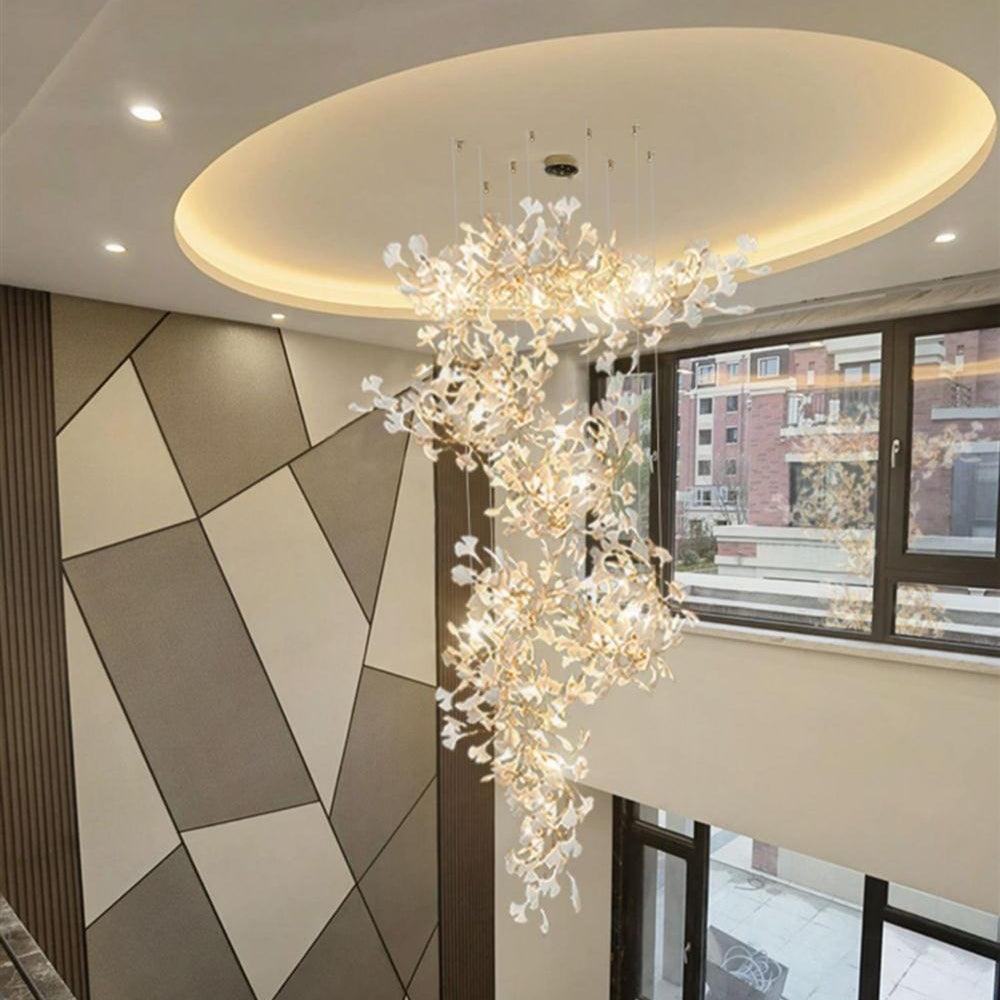 Alvenan Gingko  Ceramic Combination Chandelier