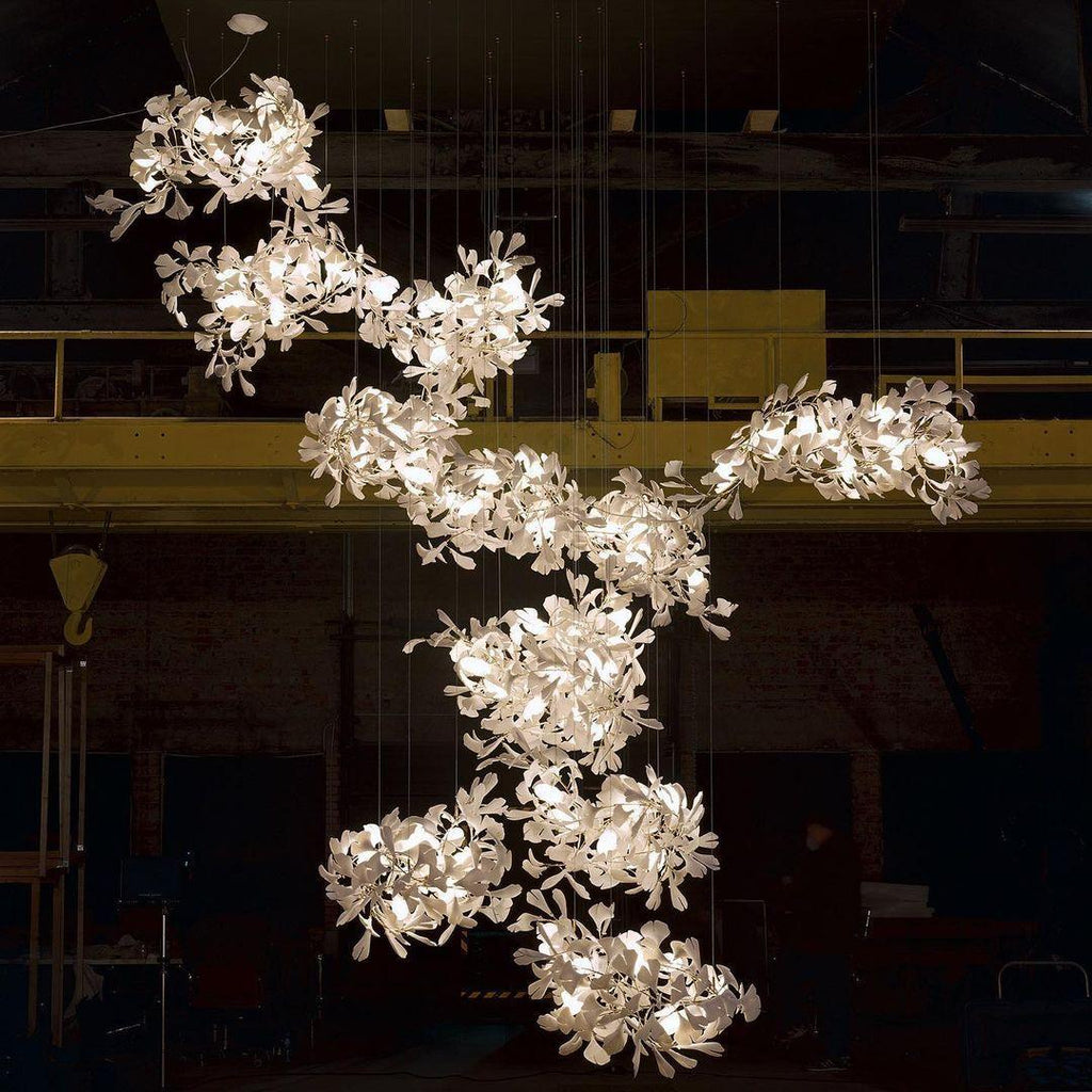 Alvenan Gingko  Ceramic Combination Chandelier