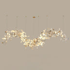 Olivia Ceramic Gingko Chandelier  Tip Flying