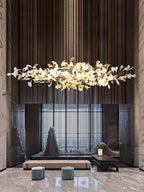 Unoryra Postmodern Luxury Ginkgo Cloud Ceramics Chandelier