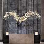 Olivia Ceramic Gingko Chandelier  Tip Flying
