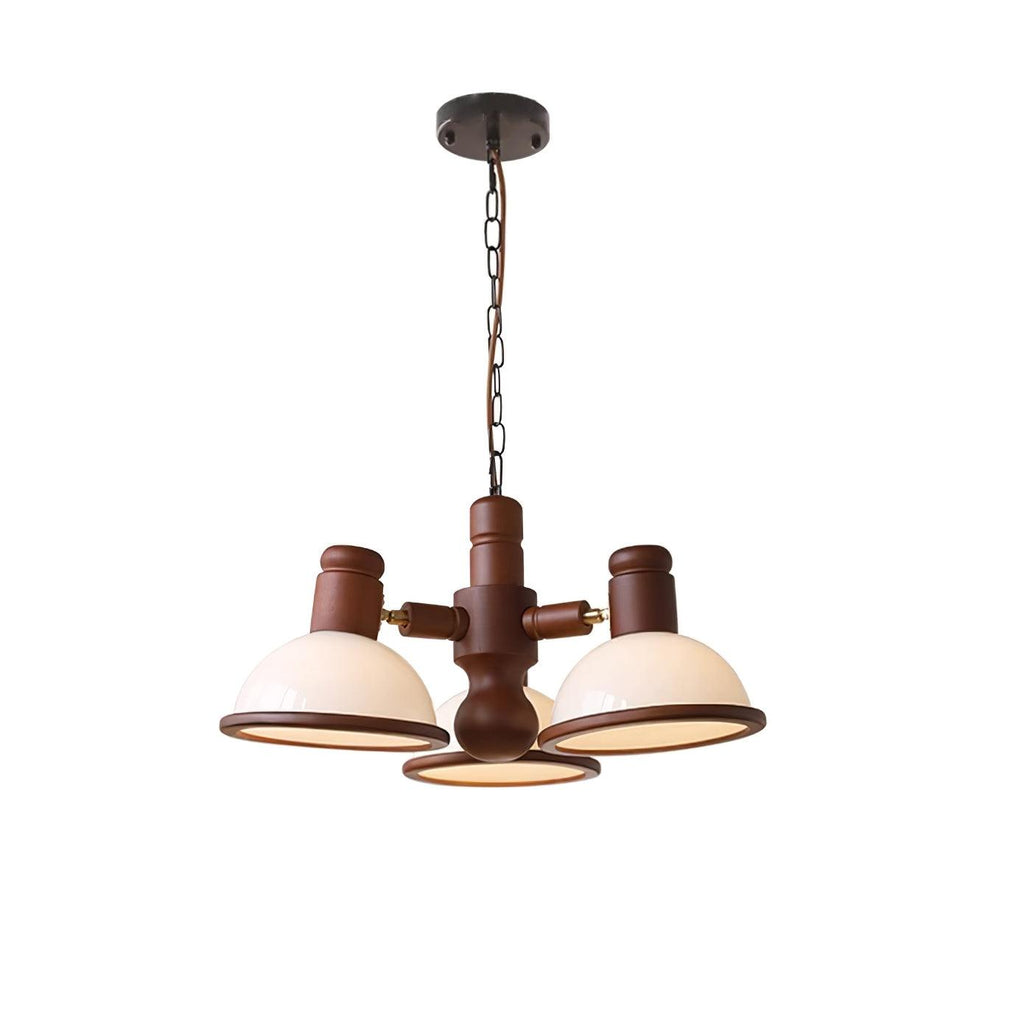 Girona Chandelier Adjustable Triple-Arm Glass